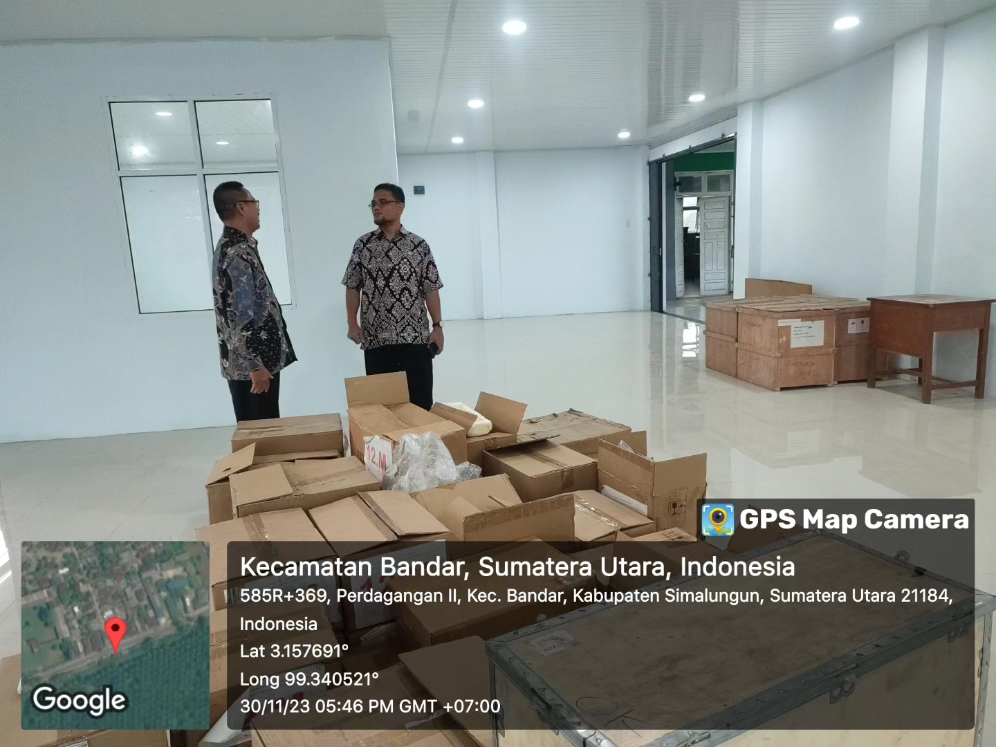 Kunjungan Kepala Bidang SMK Dinas Pendidikan Provinsi Sumatera Utara Mengevaluasi Kemajuan Pembangunan di SMK Swasta Satrya Budi 1 Perdagangan
