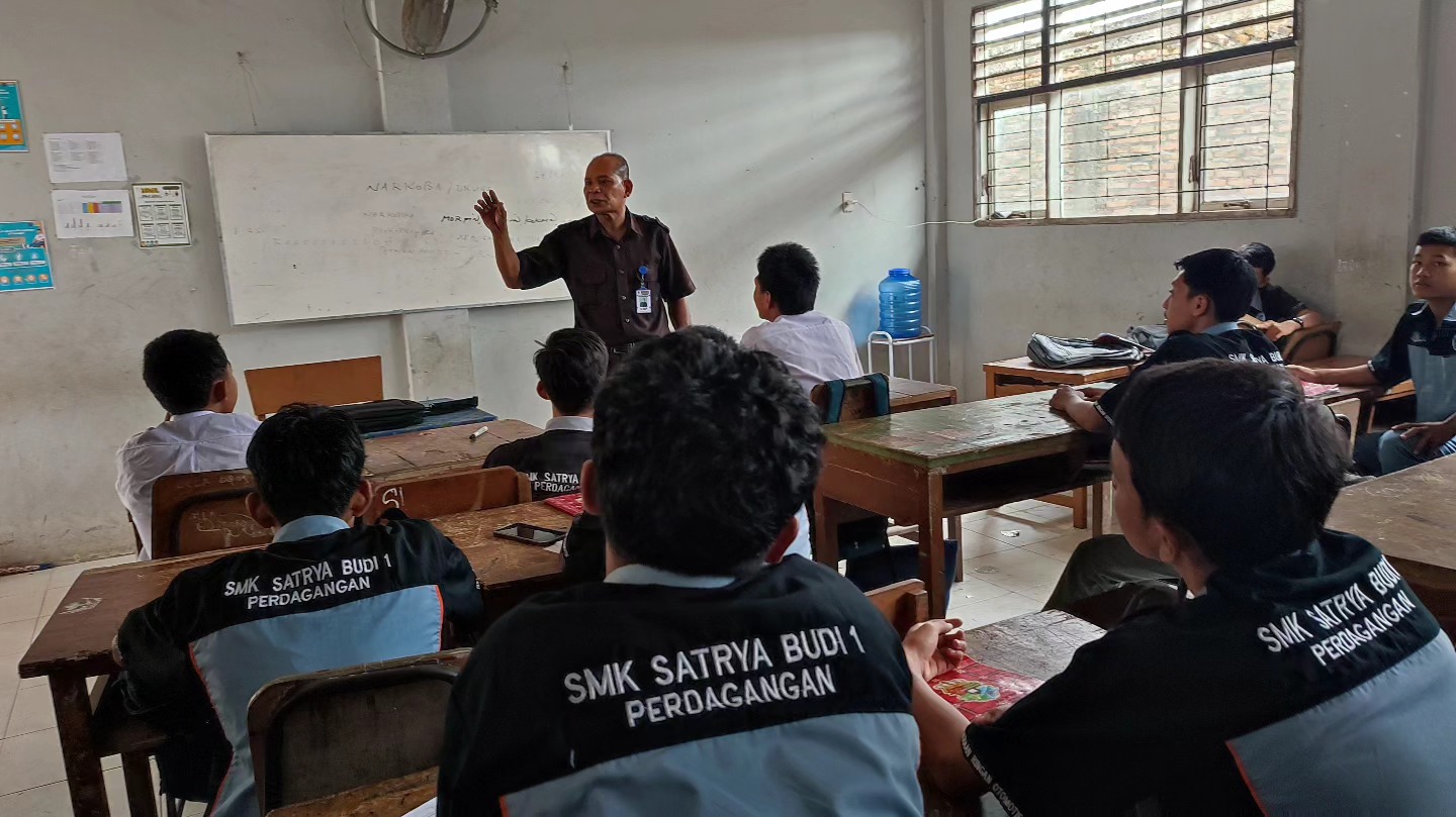 Perkumpulan GERTIBI Sosialisasikan Pencegahan Narkoba kepada Siswa/i SMK Swasta Satrya Budi 1 Perdagangan Perkumpulan GERTIBI Sosialisasikan Pencegahan Narkoba kepada Siswa/i SMK Swasta Satrya Budi 1 Perdagangan