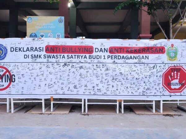 Penolakan Bullying dan Kekerasan di Lingkungan SMK Swasta Satrya Budi 1 Perdagangan