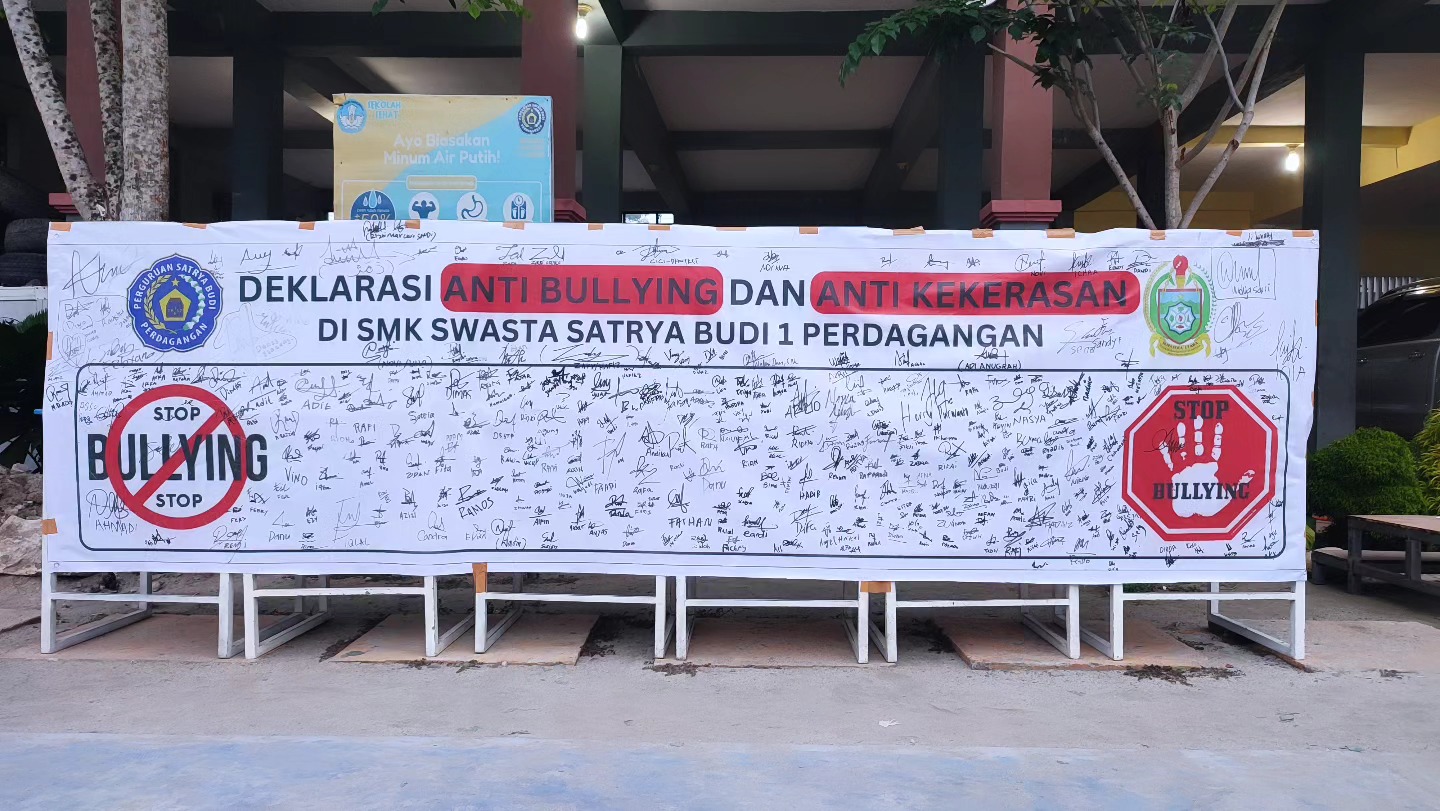 Penolakan Bullying dan Kekerasan di Lingkungan SMK Swasta Satrya Budi 1 Perdagangan