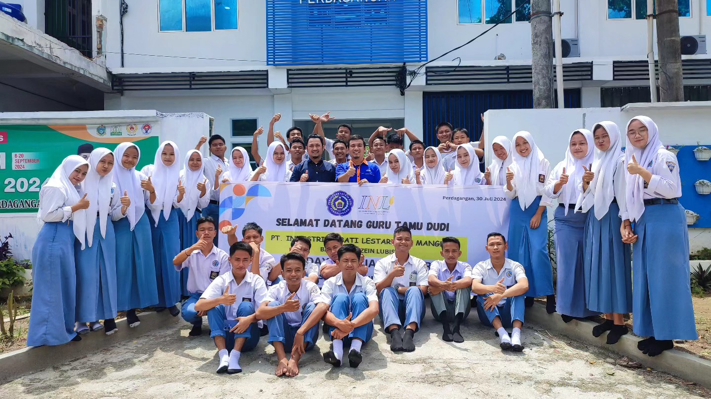 Kunjungan Guru Tamu DUDI dari PT. Industri Nabati Lestari di SMK Swasta Satrya Budi 1 Perdagangan