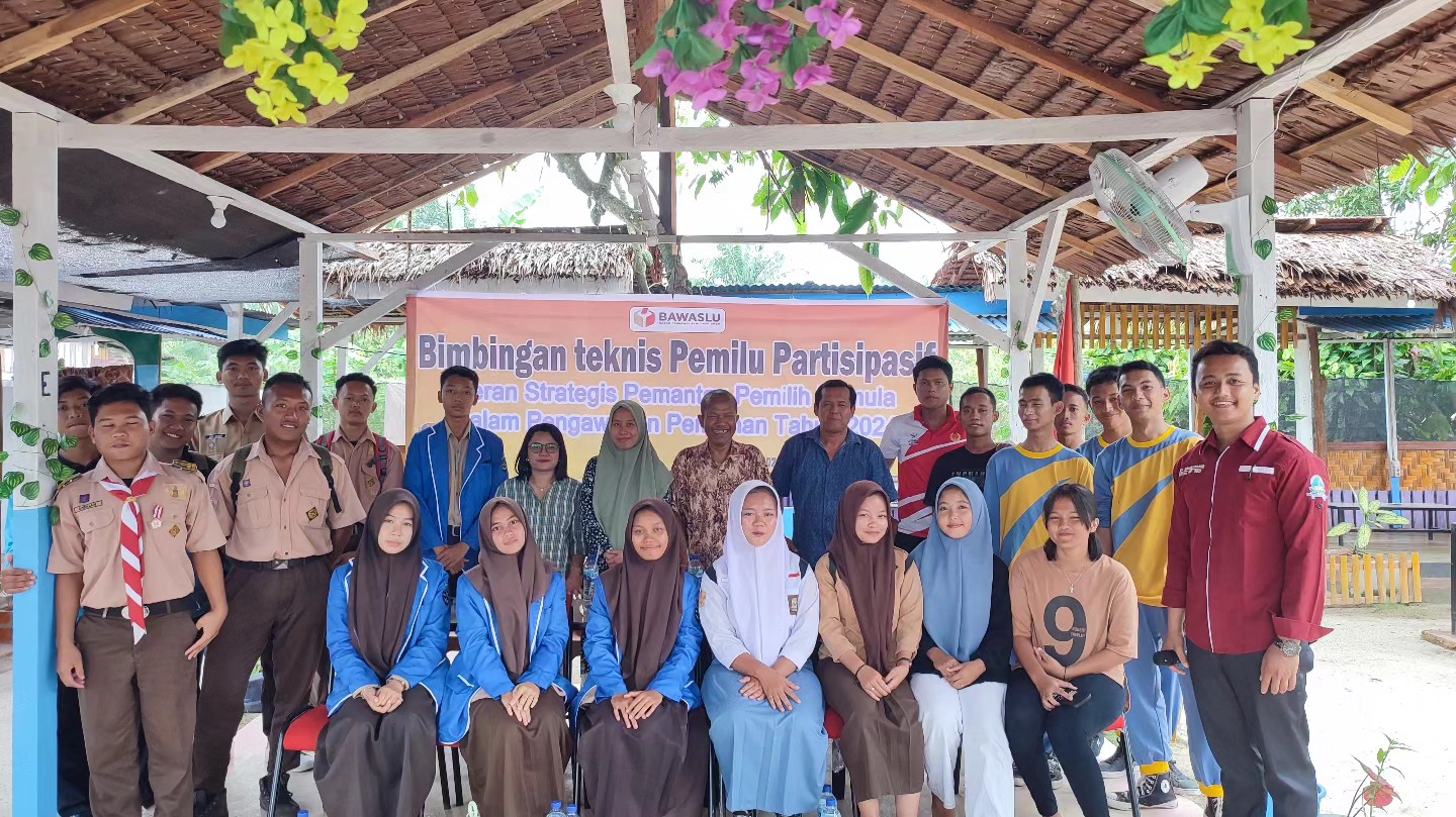 Bimtek Pengawasan Pemilu Partisipasi Tatap Muka se-Kecamatan Bandar oleh Bawaslu melalui Panwascam Kecamatan Bandar