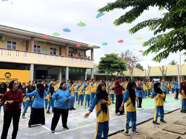 Kegiatan Senam Profil Pelajar Pancasila SMK Swasta Satrya Budi 1 Perdagangan setiap Hari Sabtu Pagi. Sabtu, 21 September 2024