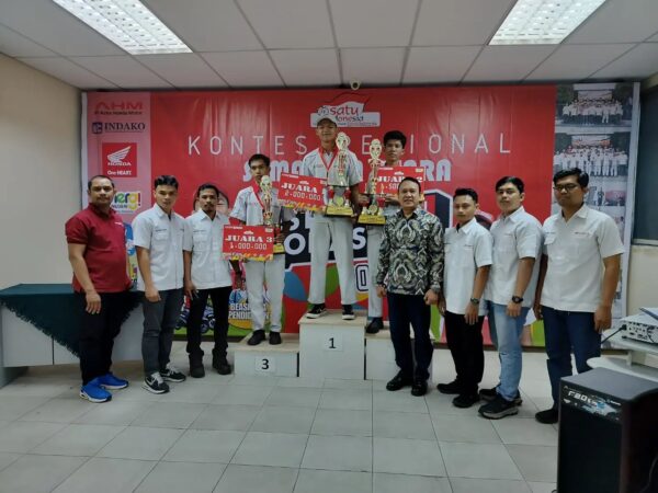 Dio Ramadhan Raih Juara 1 Festival Vokasi Regional Sumut 2025