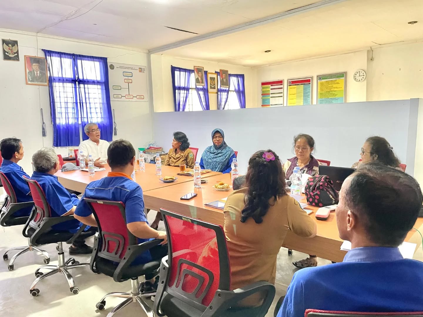 Verifikasi Uji Kompetensi Keahlian (UKK) 2025 SMK Swasta Satrya Budi 1 Perdagangan oleh Tim Verifikator