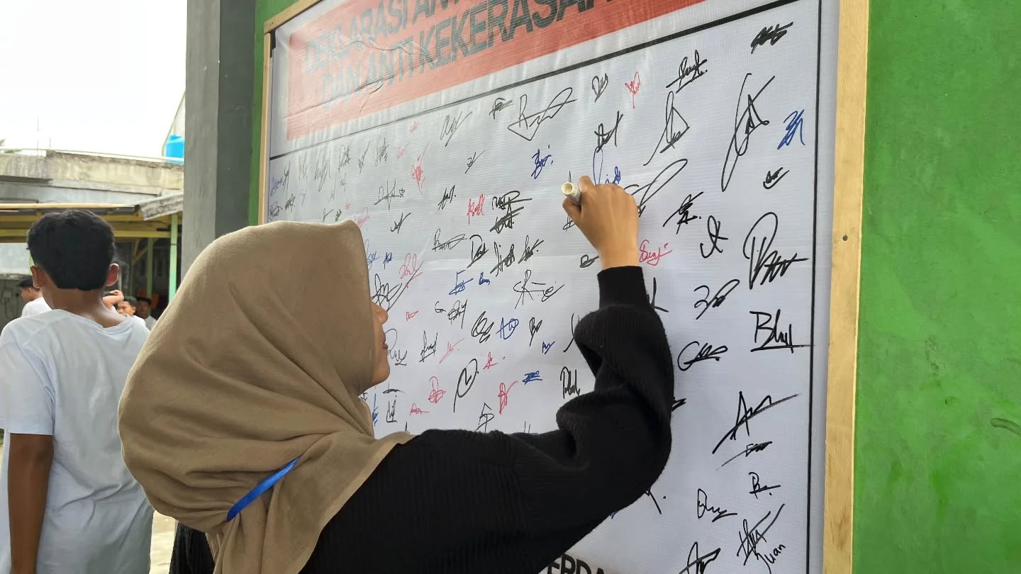 Siswa Baru SMK Satrya Budi Deklarasi Anti Bullying dan Anti Kekerasan