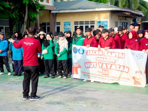 HUT ke-68, Perguruan Satrya Budi Gelar Jalan Sehat, Ziarah, hingga Lucky Draw