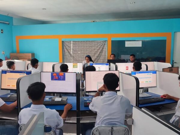 SMK Swasta Satrya Budi 1 Perdagangan Gelar ANBK 2025, 50 Siswa Ikut Ujian