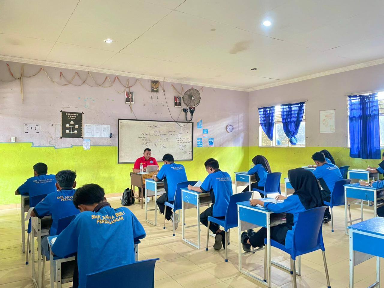 Hari Pertama Asesmen Sekolah Dimulai, Siswa Kelas XII SMK Satrya Budi 1 Perdagangan Jalani Ujian Penentu Kelulusa