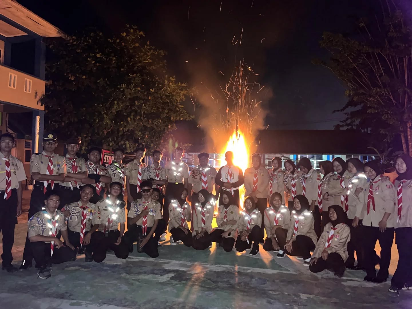 Suasana Malam Persami di SMK Satrya Budi 1 Perdagangan Bikin Salut, Siswa Dilatih Mandiri dan Disiplin