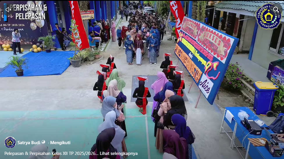 Pelepasan Kelas XII SMK Satrya Budi 1 Perdagangan 2025/2026 Berlangsung Haru, Dunia Industri dan Orang Tua Turut Beri Dukungan Pelepasan Kelas XII SMK Satrya Budi 1 Perdagangan 2025/2026 Berlangsung Haru, Dunia Industri dan Orang Tua Turut Beri Dukungan