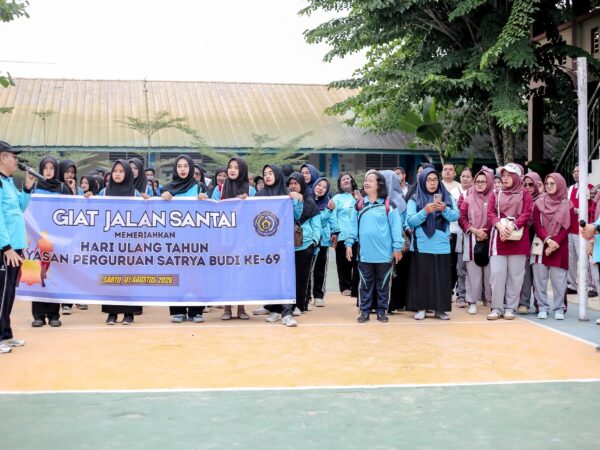 HUT Yayasan Satrya Budi Ke-69, Keluarga Besar Perguruan Gelar Gerak Jalan dan Ziarah
